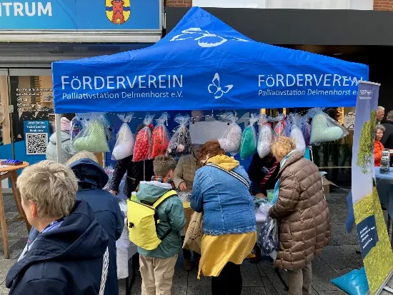 Der Stand des Förderverein Palliativstation Delmenhorst e.V. wurde sehr gut besucht bei dem Kartoffelfest 2024